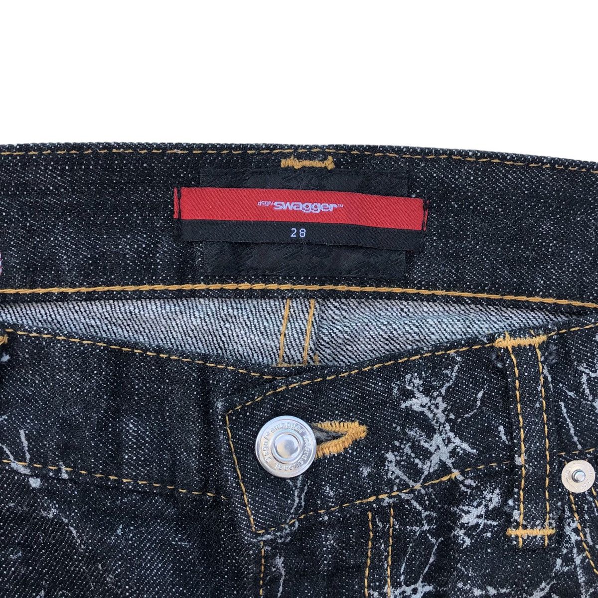 Swagger Swagger Selvedge Abstract Art Jeans Size US 30 / EU 46 - 21 Thumbnail