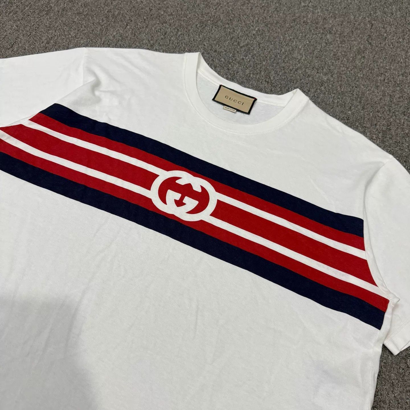 Gucci Gucci White Belted GG Short Sleeve Shirt M 99 New Size US M / EU 48-50 / 2 - 3 Thumbnail