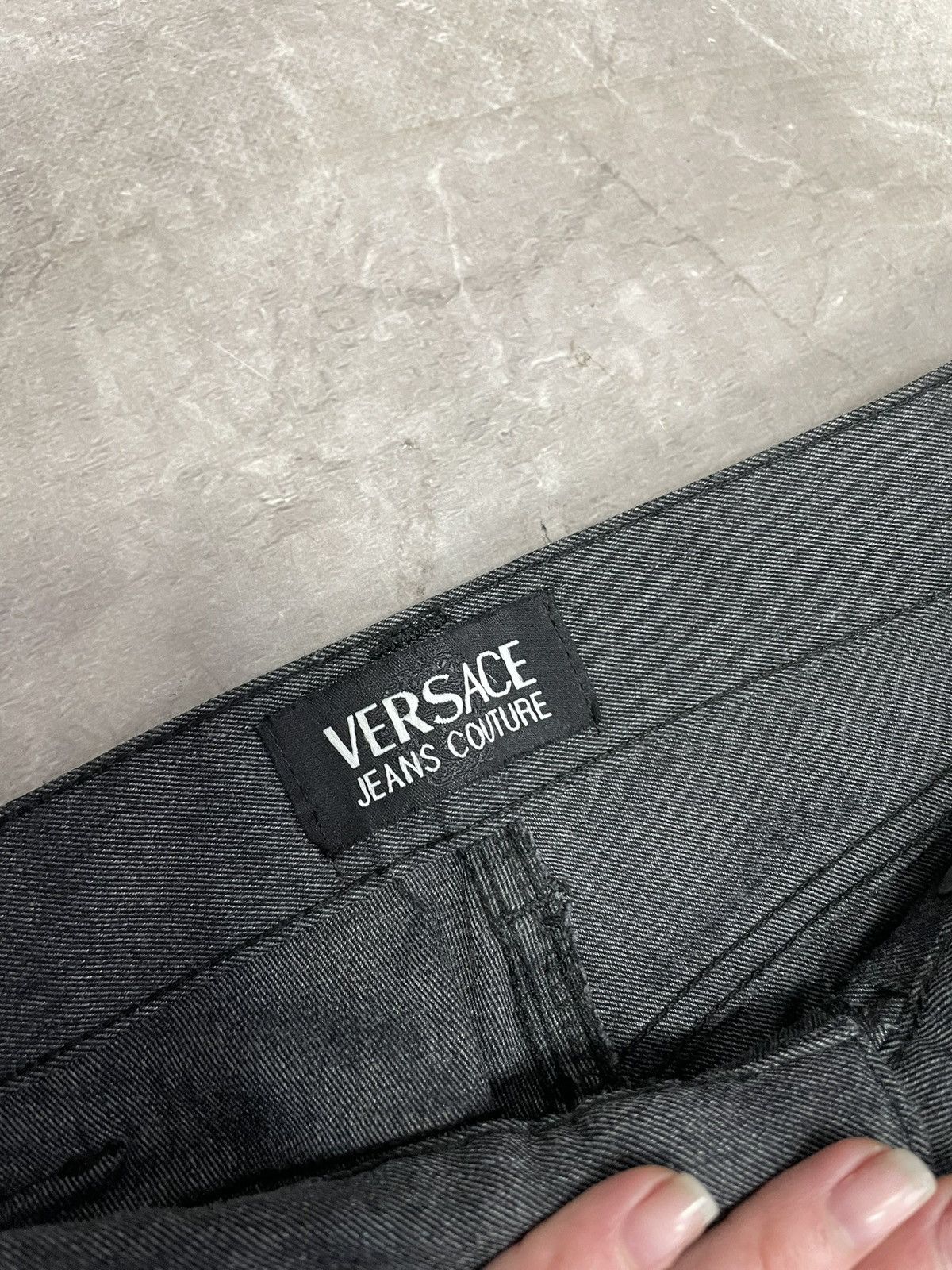 Versace Jeans Couture Versace Jeans Couture Straight Fit Vintage Gray Denim Size US 34 / EU 50 - 8 Thumbnail