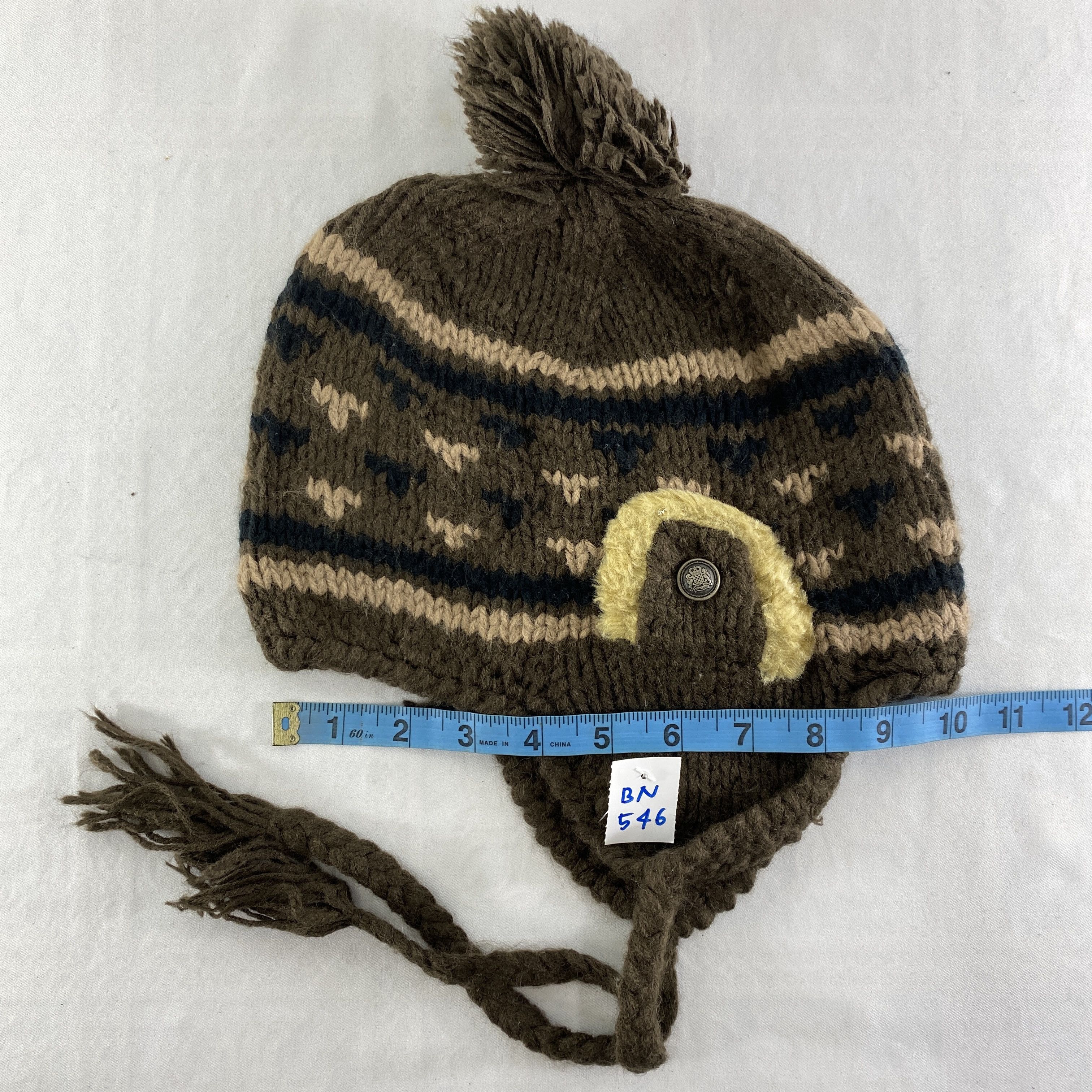 Japanese Brand Vehicle Girl's Snow Cap Hat Beanie -BN546 Size ONE SIZE - 4 Thumbnail