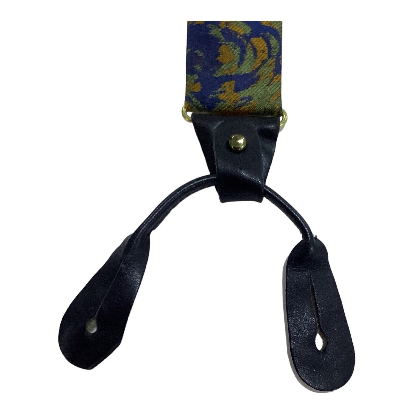 Other Beautiful Tricolor Abstract Men Suspenders Elastic Size ONE SIZE - 8 Thumbnail