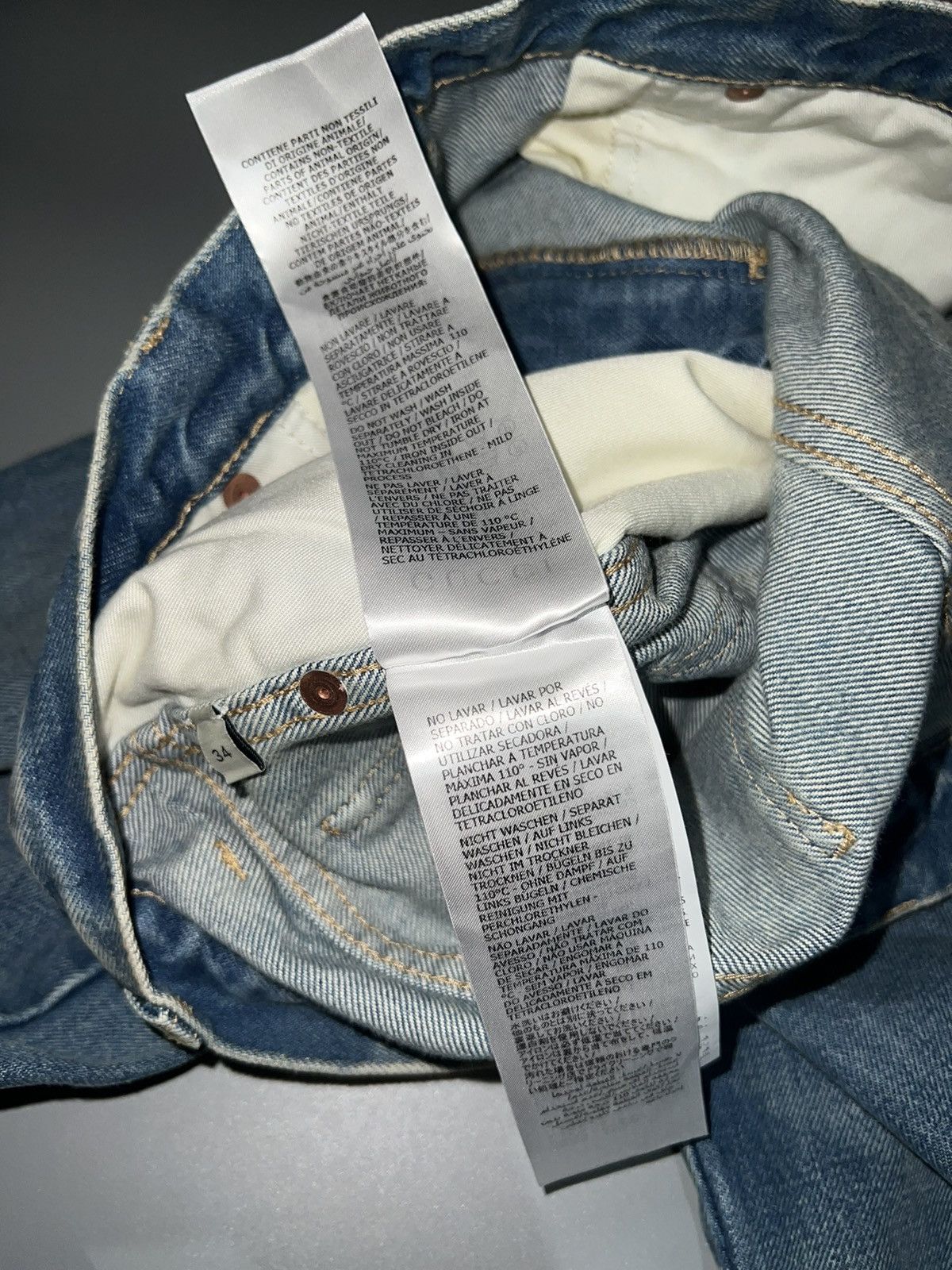 Gucci Gucci Marble Wash Jeans Size US 31 - 19 Thumbnail