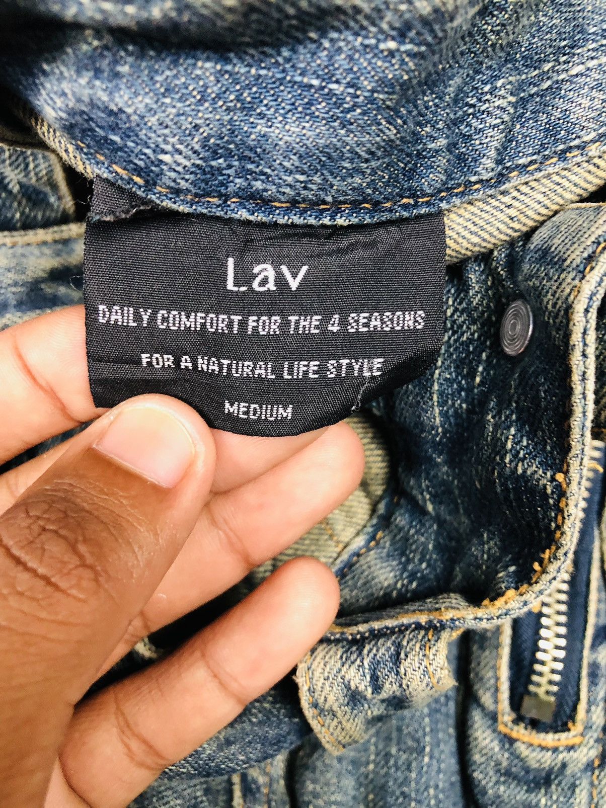 Japanese Brand Lav Y2k Multi-Pocket Cargo Flare Jeans (37) Size US 29 - 12 Thumbnail