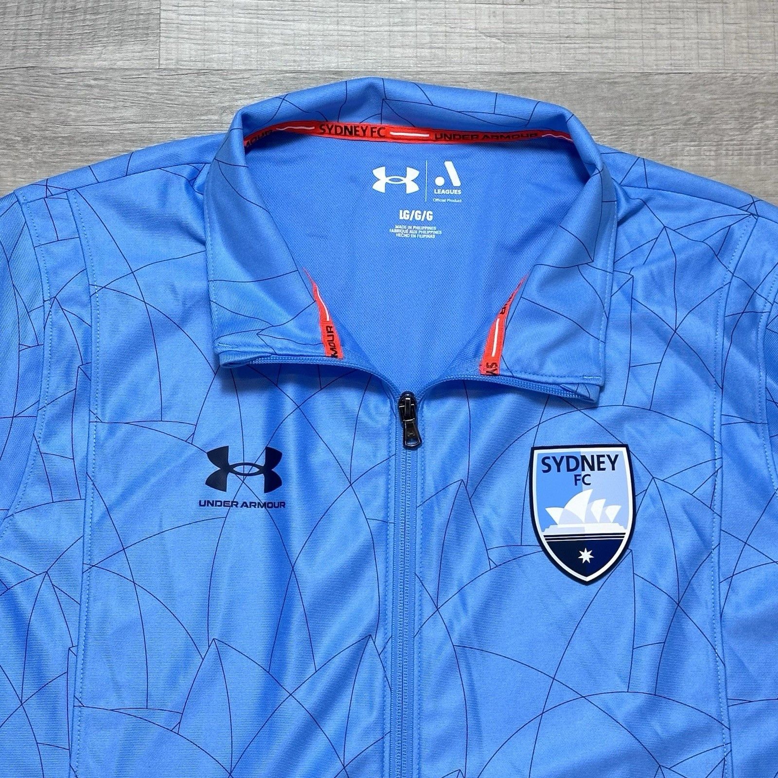 Under Armour Under Armour Sydney FC Challenger Full Zip Track Jacket Larg Size US L / EU 52-54 / 3 - 6 Thumbnail
