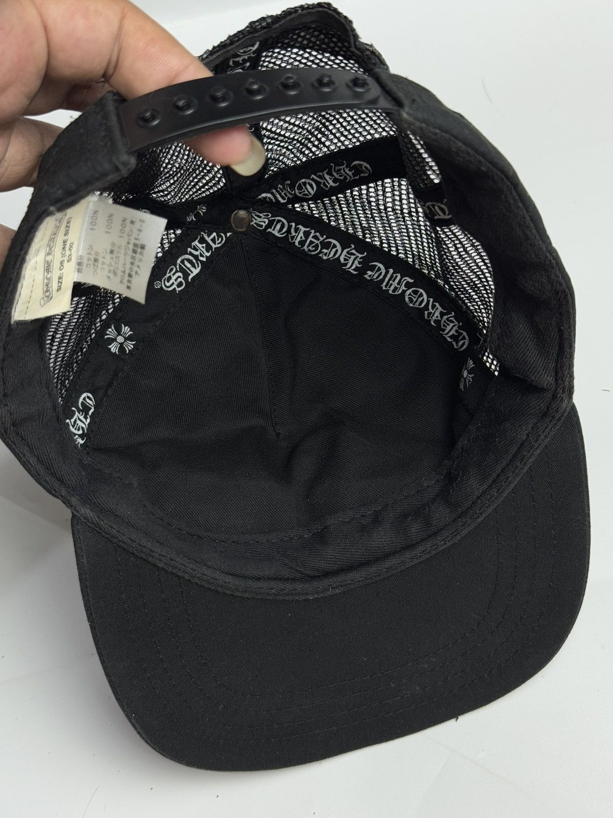Chrome Hearts Chrome Hearts Trucker Hat Black Size ONE SIZE - 6 Thumbnail