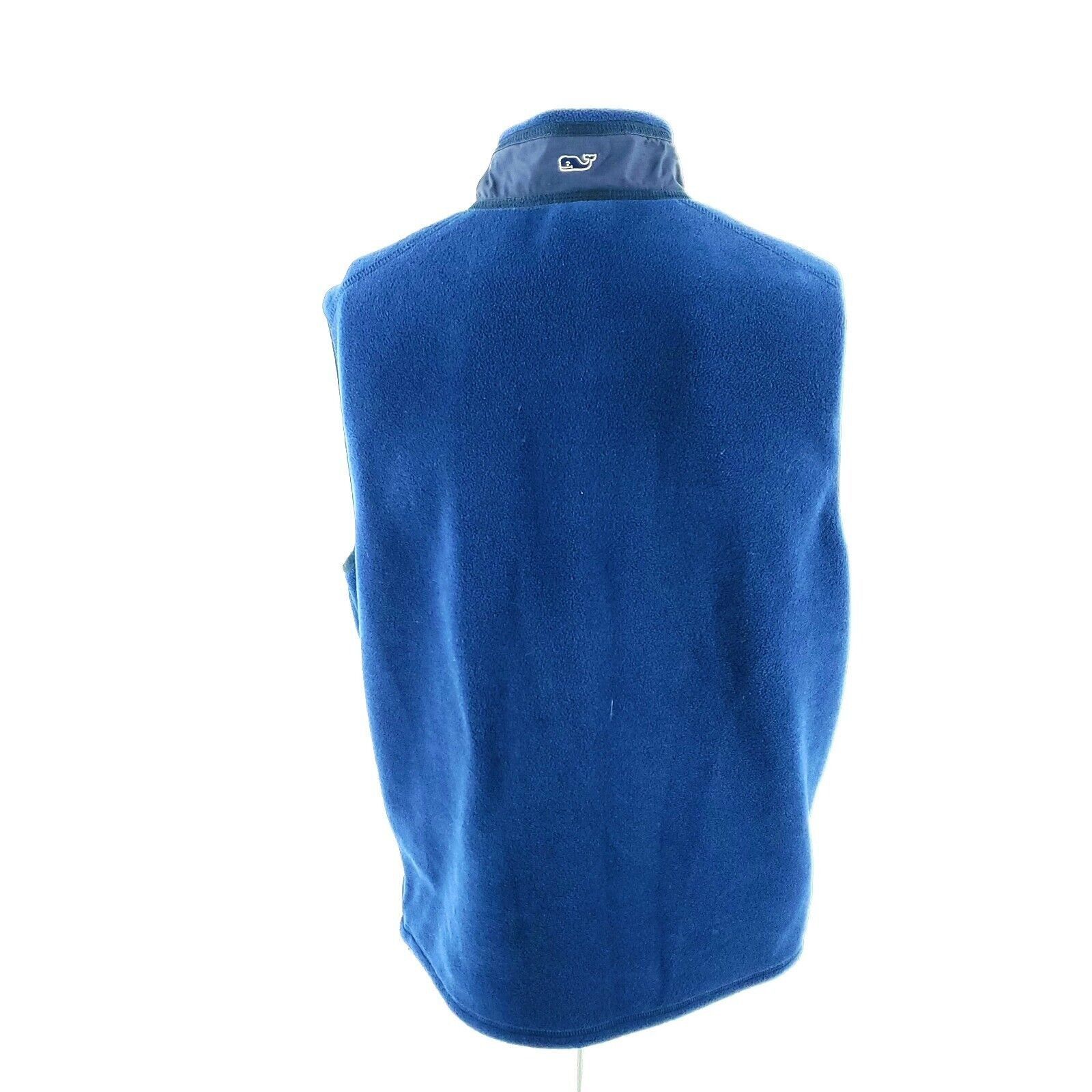 Vineyard Vines Vineyard Vines Martha's Vineyard Blue Full Zip Sweater Vest Size US M / EU 48-50 / 2 - 6 Thumbnail