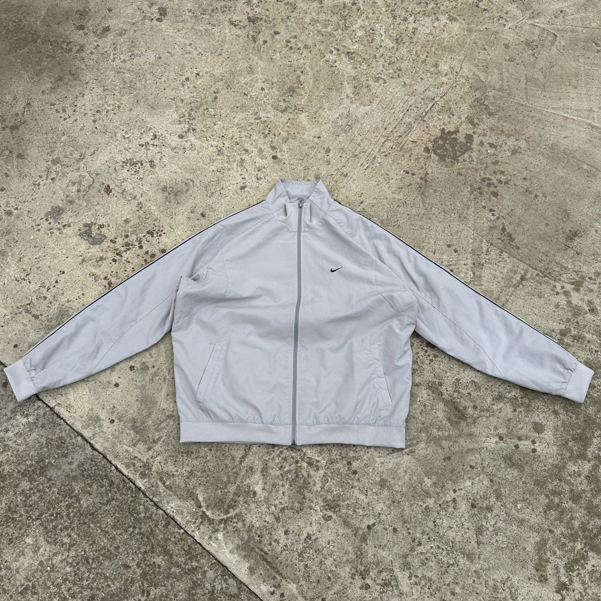Nike × Vintage Vintage Nike Zip Sweater Windbreaker Small Swoosh Y2K 00s Size US XXL / EU 58 / 5 - 1 Thumbnail