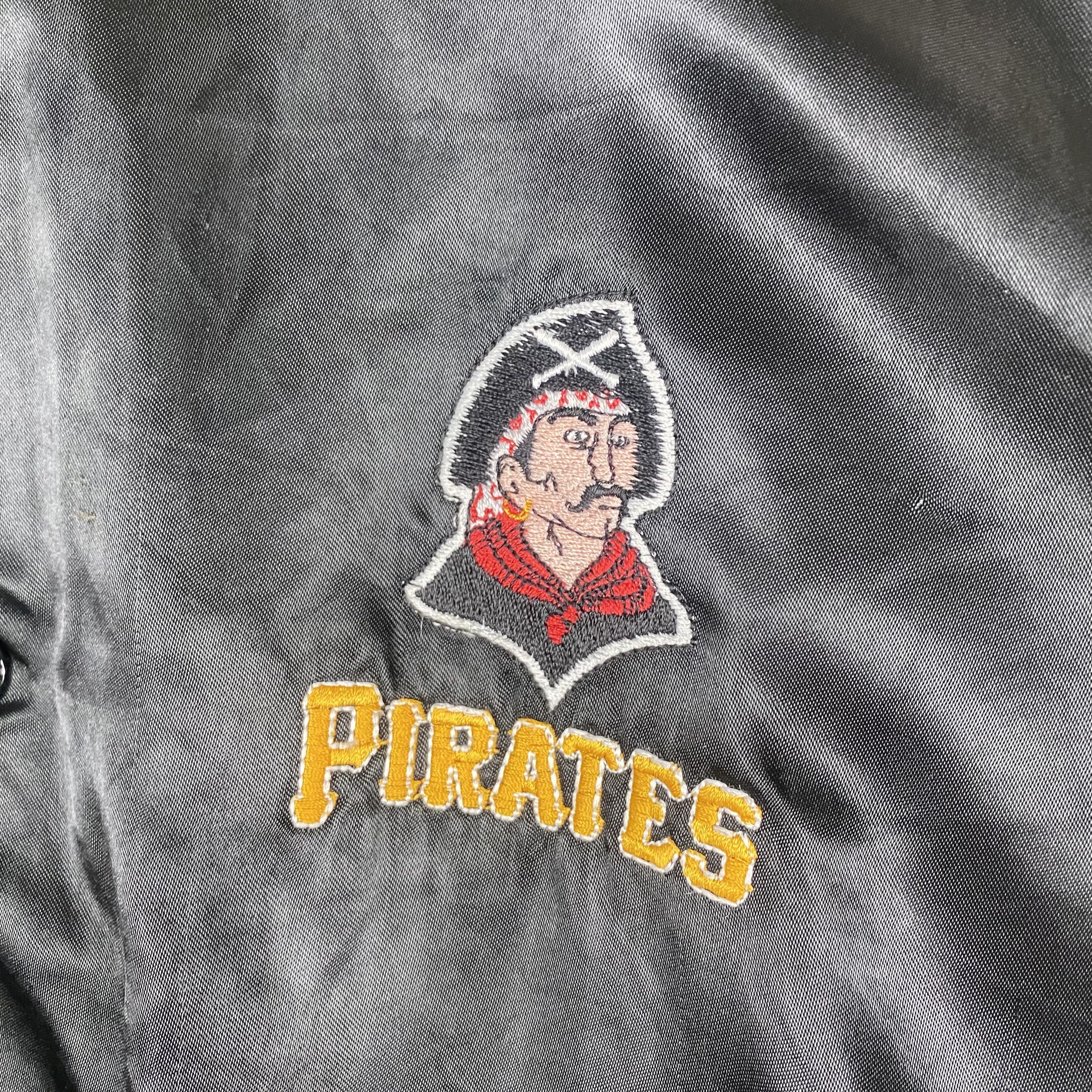 MLB 💥90s PITTSBURGH PIRATES BASEBALL VARSITY SATIN JACKET Size US M / EU 48-50 / 2 - 7 Thumbnail