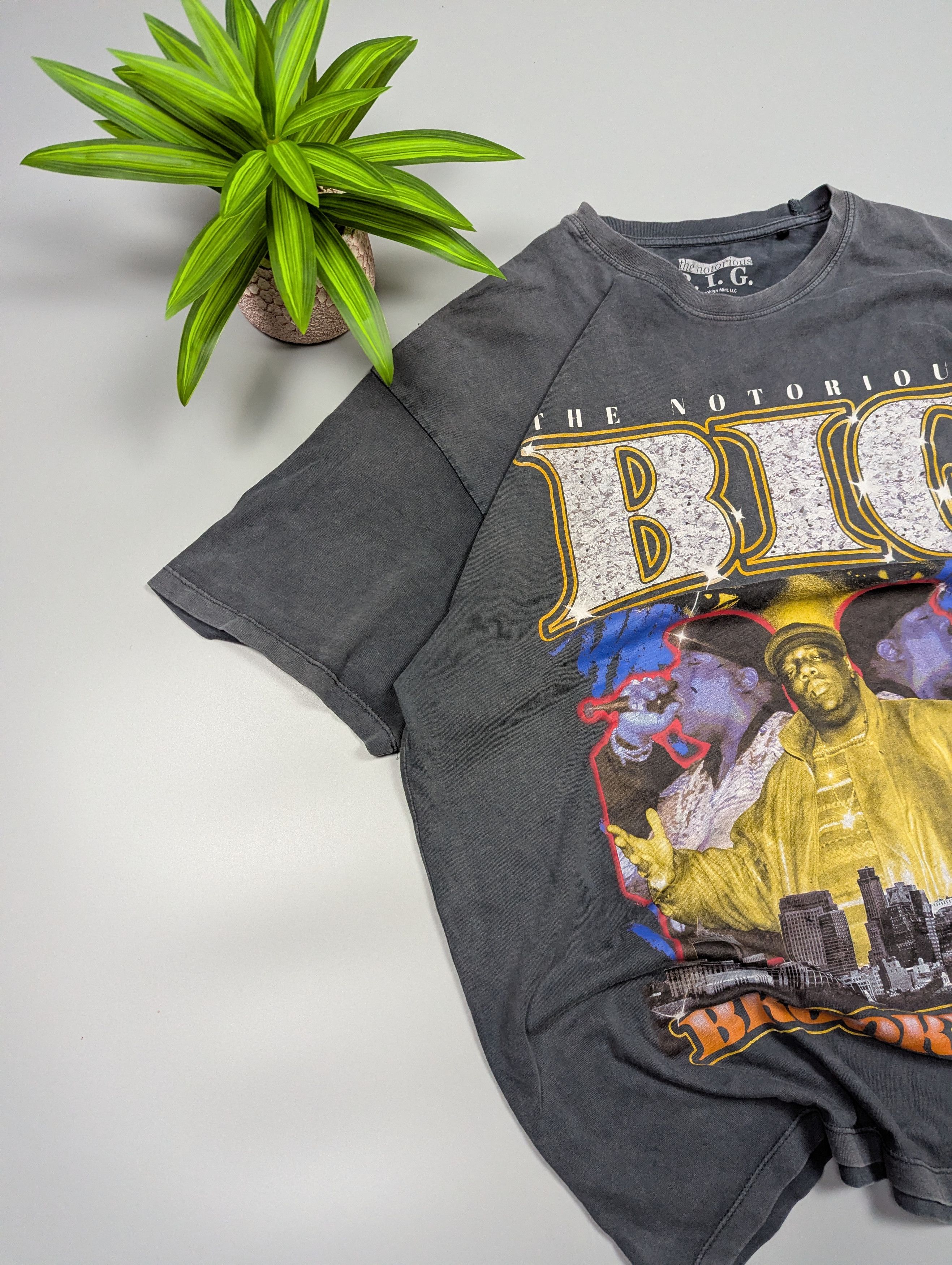 Pull & Bear Notorious B.I.G. x Pull & Bear Graphic T-Shirt Brooklyn Size US XL / EU 56 / 4 - 3 Thumbnail