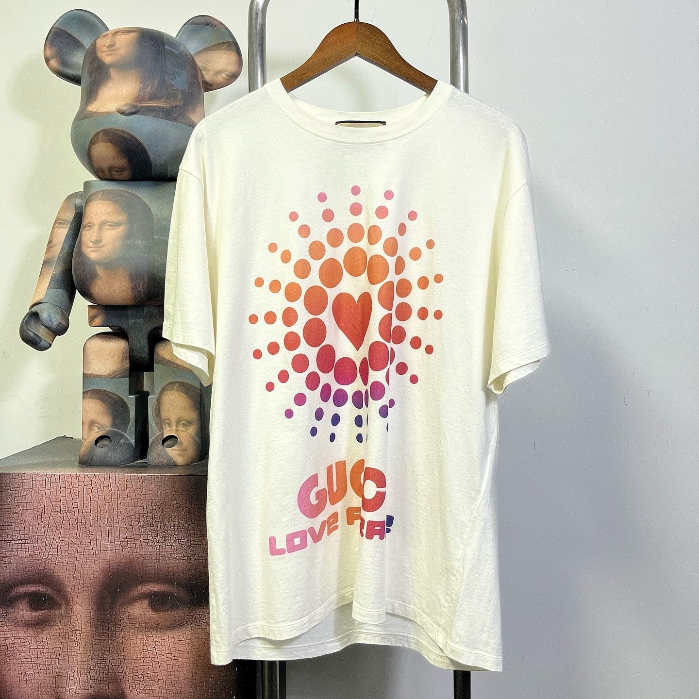 Gucci Gucci Love Parade Heart Logo T-Shirt Size XL Size US XL / EU 56 / 4 - 1 Thumbnail
