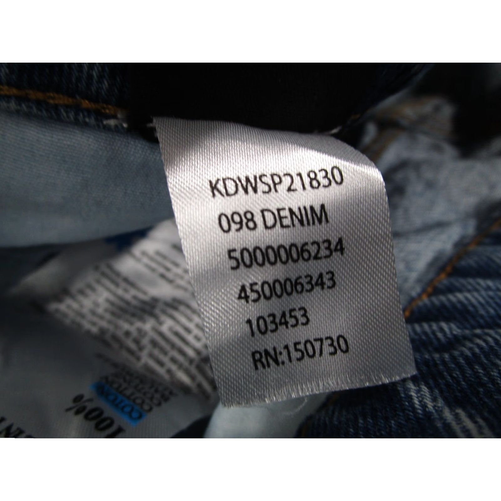 Ksubi VINTAGE Ksubi Jeans Womens 25 Blue High Rise Denim Straight Fit Casual Pockets 2010s Size 42" / US 20 - 4 Thumbnail