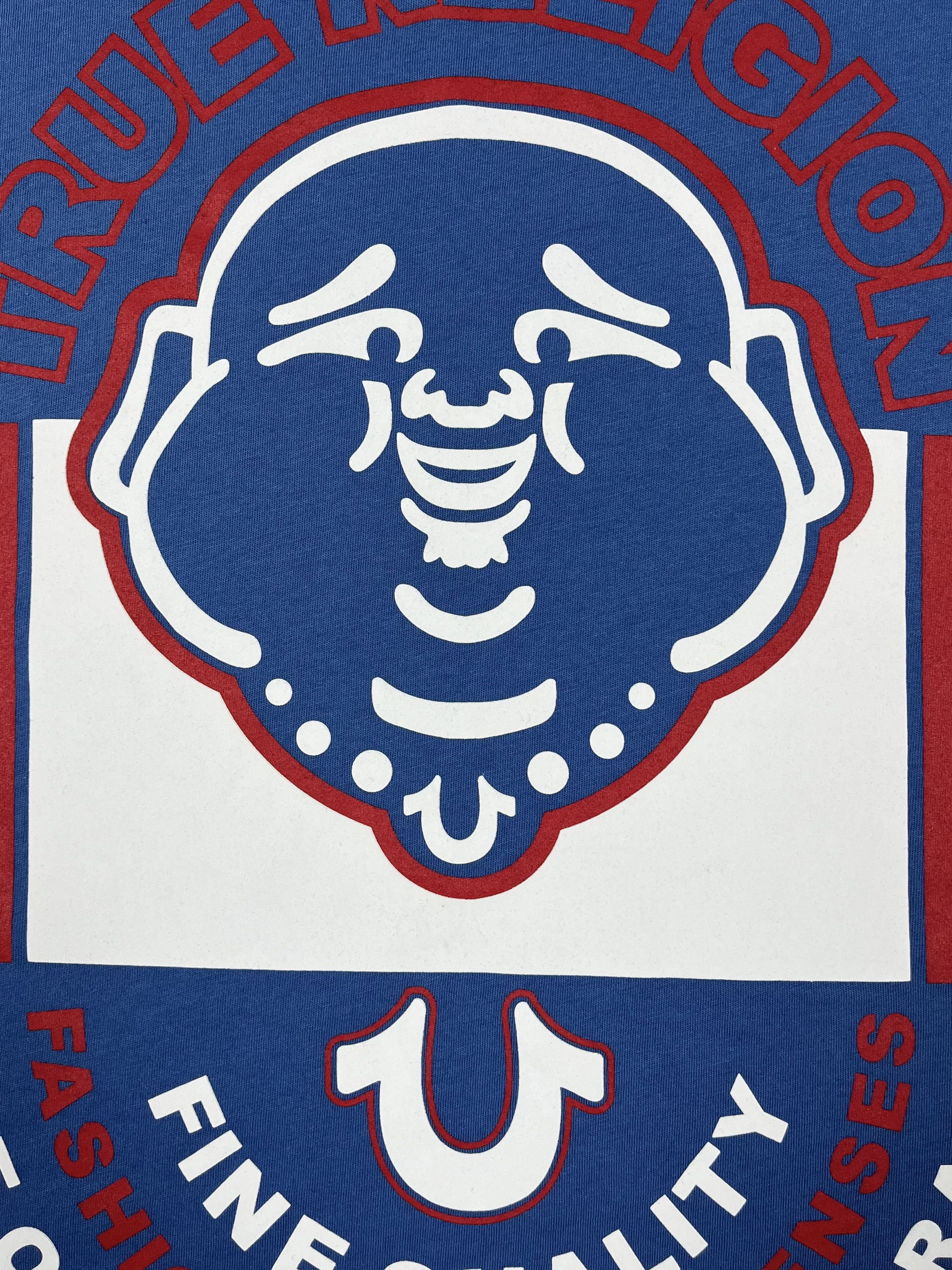 True Religion True Religion Y2K Buddha Arch Logo T Shirt Size US XL / EU 56 / 4 - 7 Thumbnail