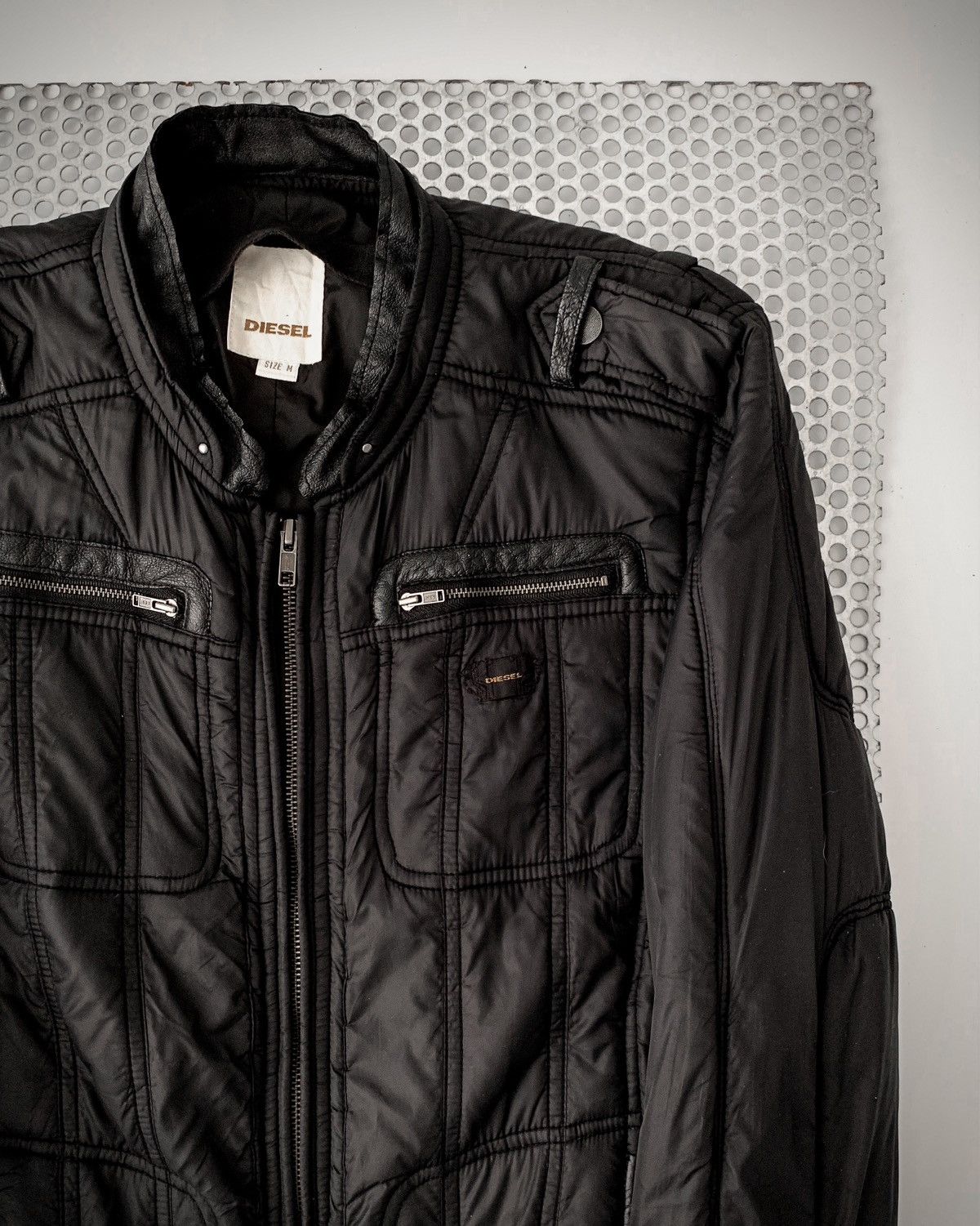 Diesel Black Gold Diesel Black Gold – Nocturnal Restraint Biker Jacket Size US M / EU 48-50 / 2 - 4 Thumbnail