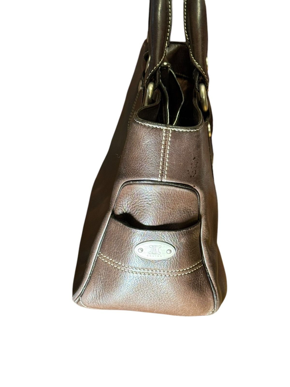 Celine Celine boogie bag brown leather in excellent used condition Size ONE SIZE - 4 Thumbnail