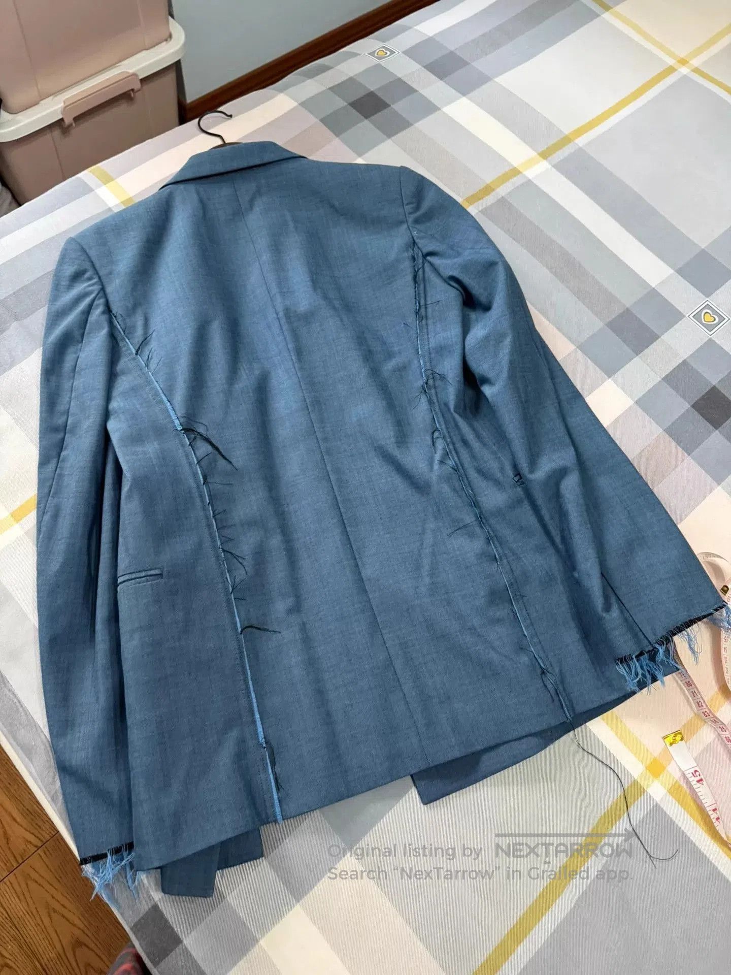 Y's Blue Single-Breasted Blazer - Size M. Size US M / EU 48-50 / 2 - 3 Thumbnail