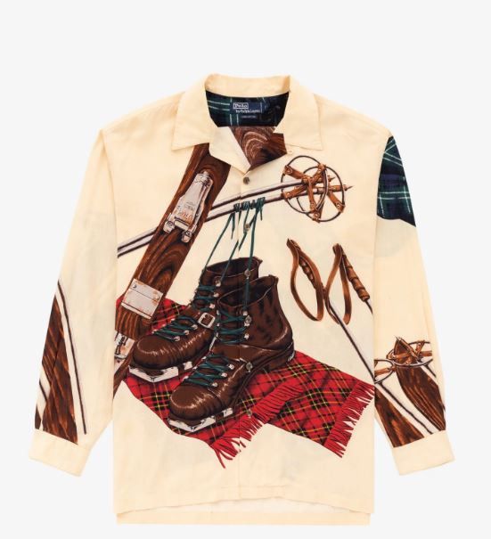 Vintage Polo Ralph Lauren Ski Casual Button-Down Shirt Large