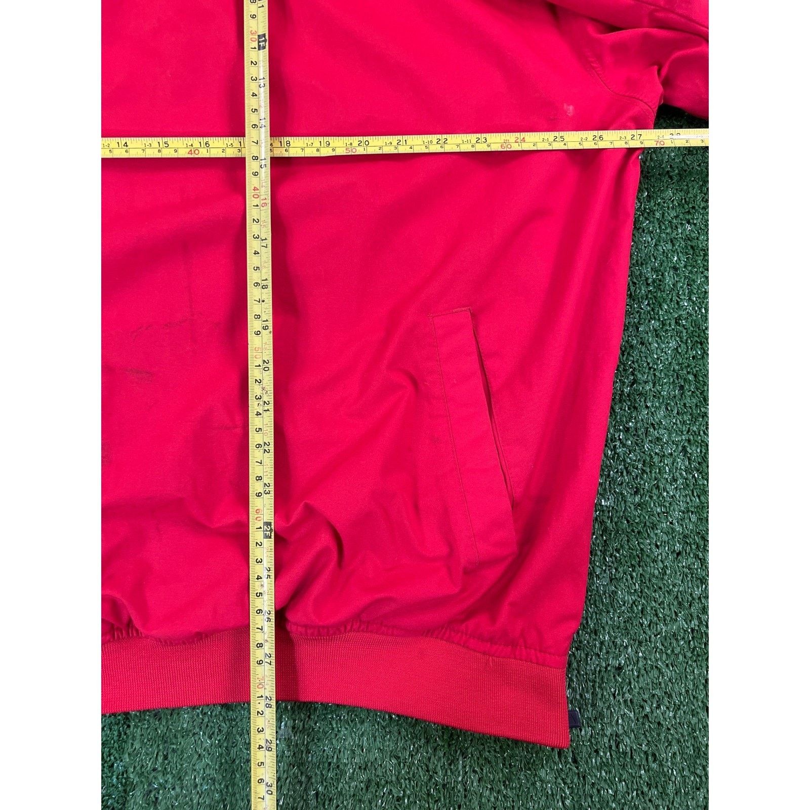 Nike Nike Team Mens XL Red V Neck Windbreaker Heavy Pullover Size US XL / EU 56 / 4 - 6 Thumbnail