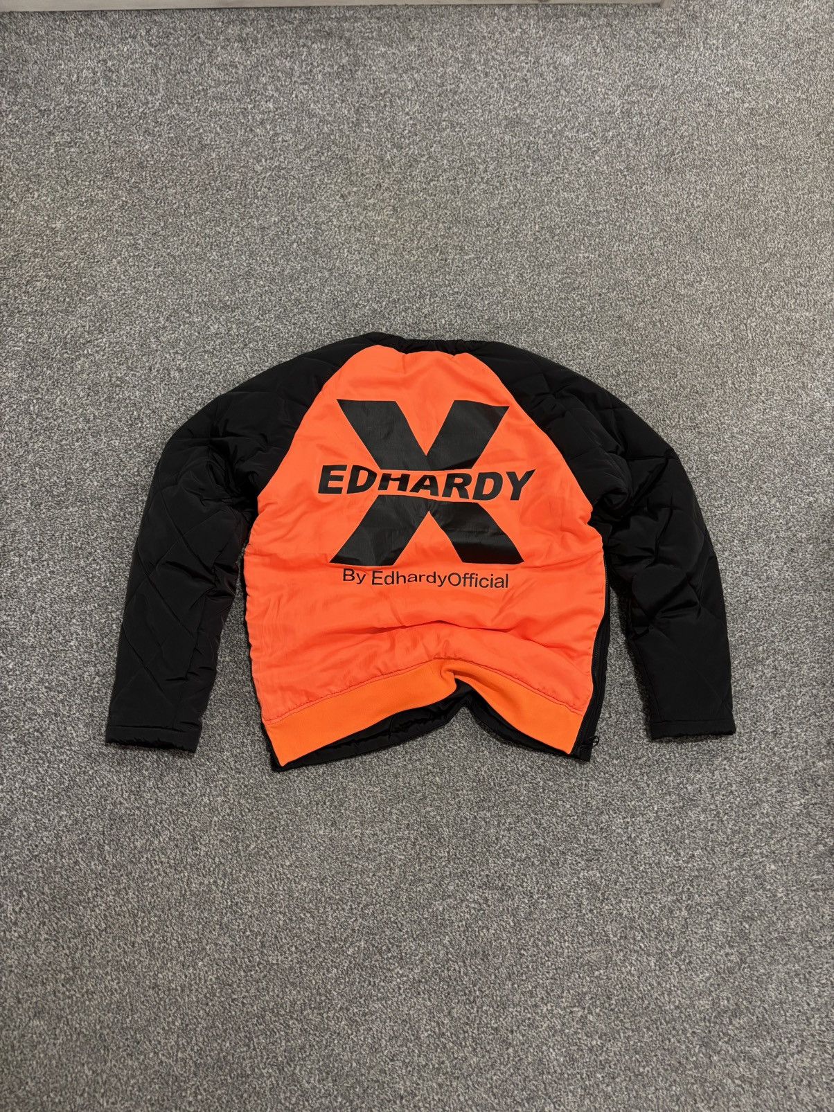 Designer × Ed Hardy Bright Orange Ed Hardy Sample Jacket Size US L / EU 52-54 / 3 - 1 Thumbnail