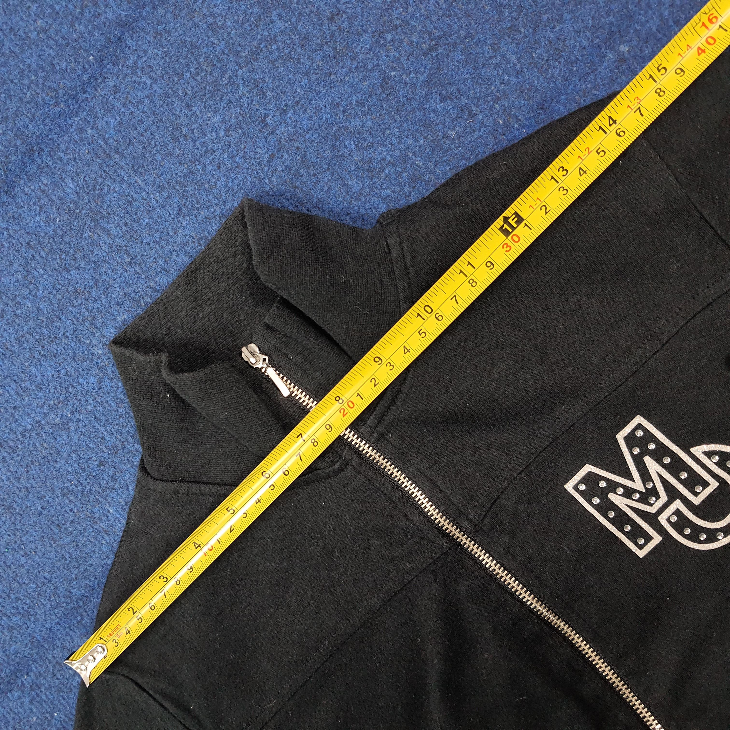 MCM Vintage MCM OTC Rhinestone MU Logo Track Jacket C289N18 Size XS / US 0-2 / IT 36-38 - 10 Thumbnail