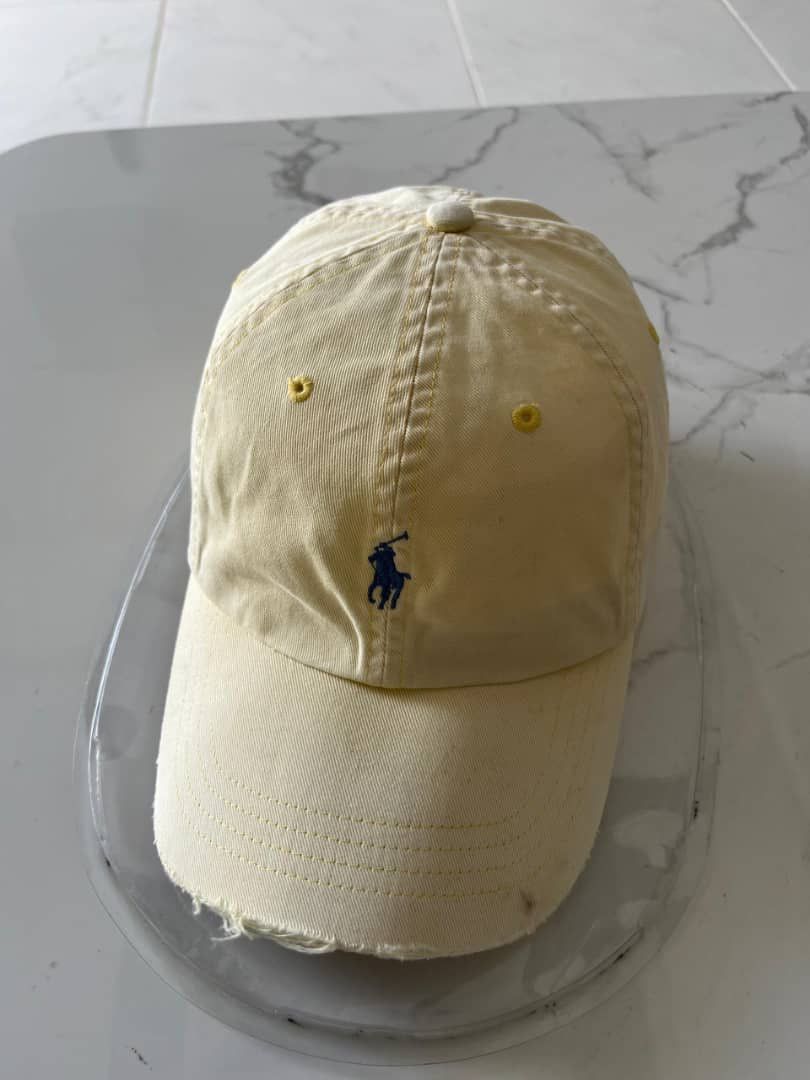 Polo Ralph Lauren VINTAGE POLO RALPH LAUREN SMALL PONY ADJUSTABLE LEATHER HAT Size ONE SIZE - 10 Thumbnail