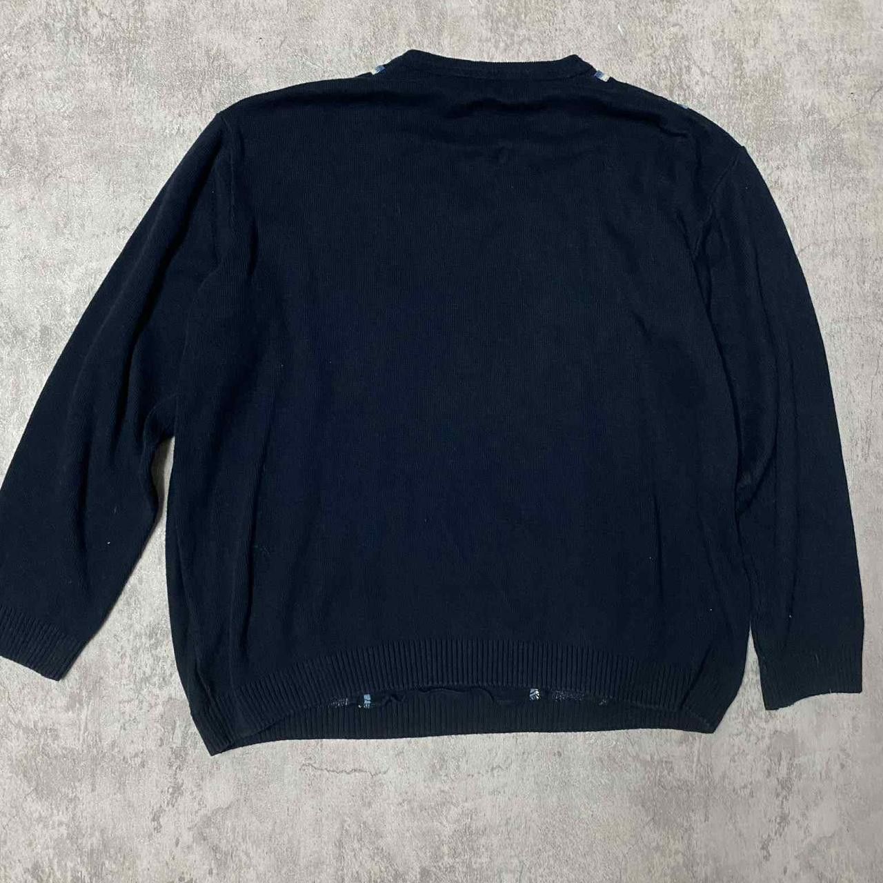 Other Navy blue striped sweater with a retro vibe knitwear Size US XL / EU 56 / 4 - 4 Thumbnail
