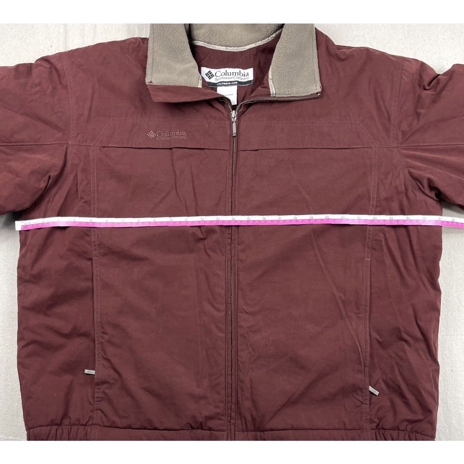 Vintage VINTAGE Columbia Fleece Lined Jacket XL Red Softshell Ski Men’s Bomber Coat Size US XL / EU 56 / 4 - 5 Thumbnail
