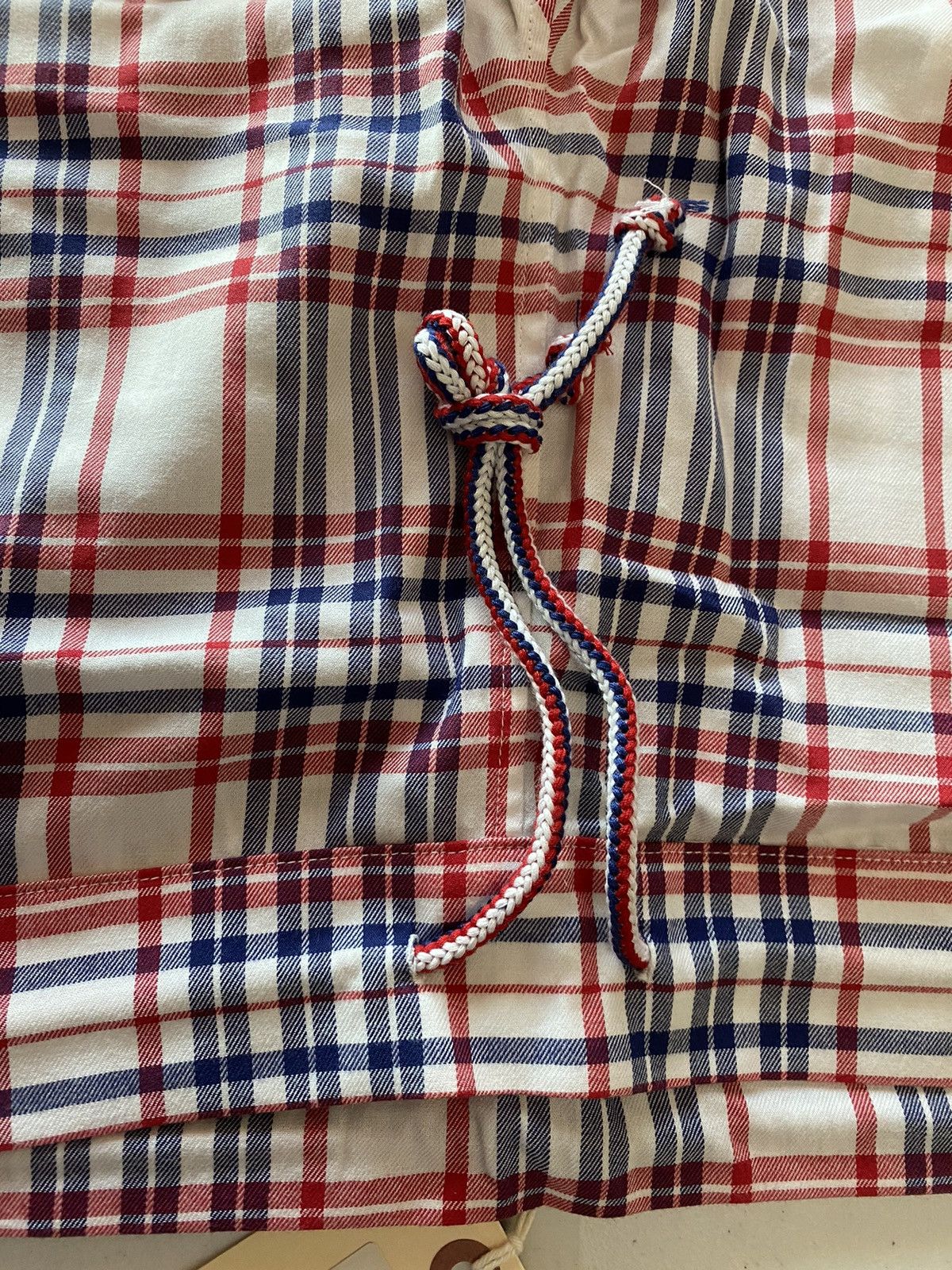 Thom Browne Thom Browne r/w/b xtreme flannel check pajama bottom 1 NWT Size US 35 - 16 Thumbnail