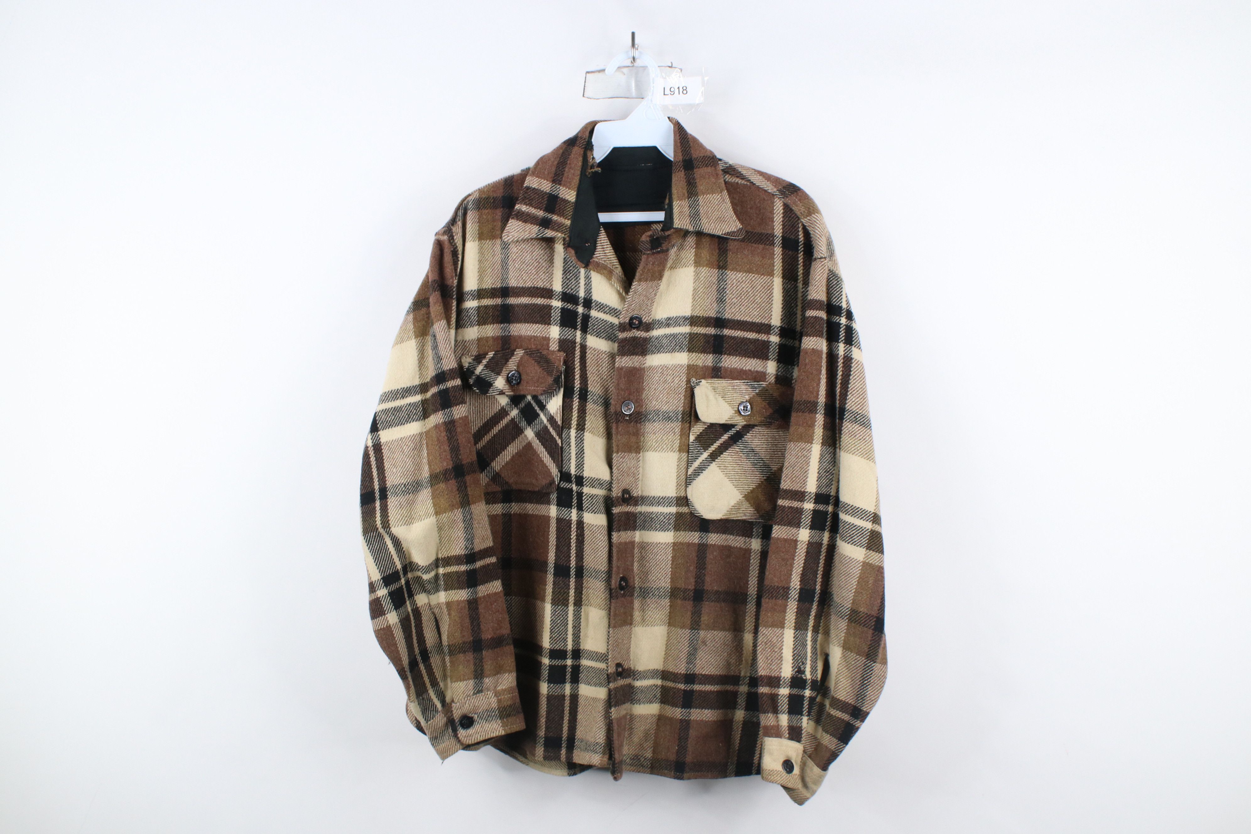 Vintage Vintage 50s 60s Streetwear CPO Shirt Jacket Jac Shirt USA Size US M / EU 48-50 / 2 - 1 Thumbnail
