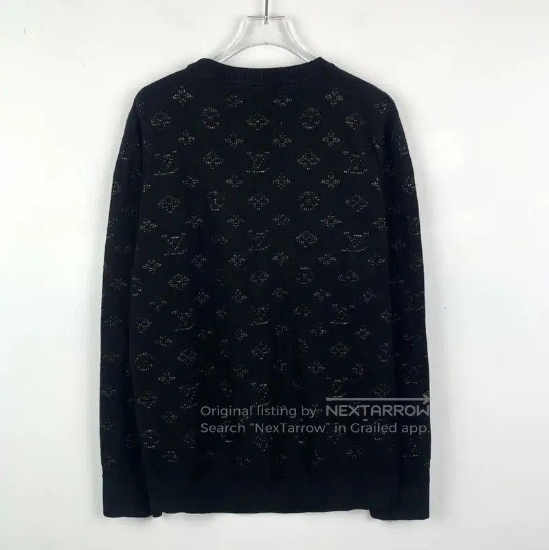 Louis Vuitton Louis Vuitton Black Men's Sweater Size M . Size US M / EU 48-50 / 2 - 2 Thumbnail