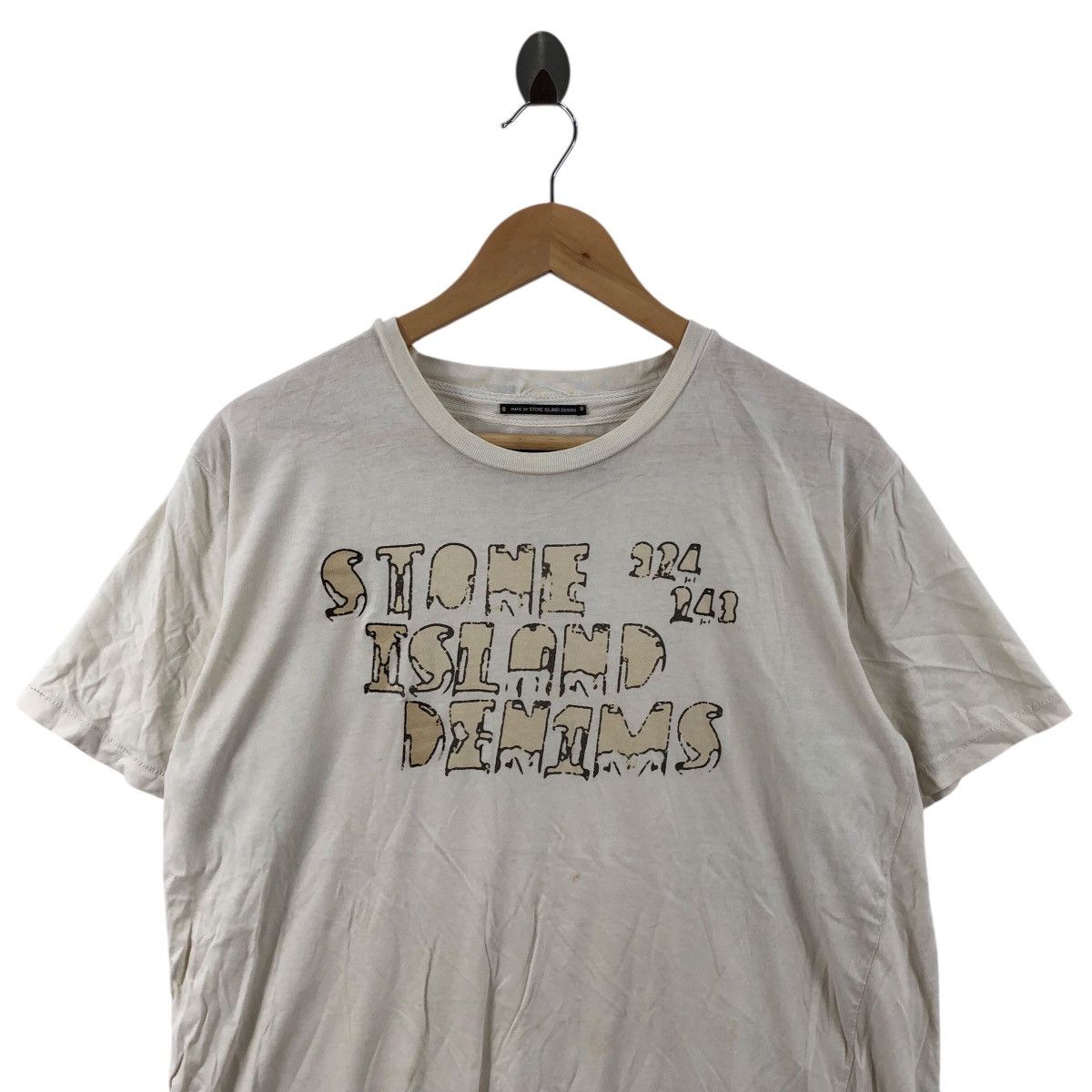 Stone Island Italian Hooligan STONE ISLAND DENIMS Massimo Osti T-Shirt Size US M / EU 48-50 / 2 - 2 Thumbnail