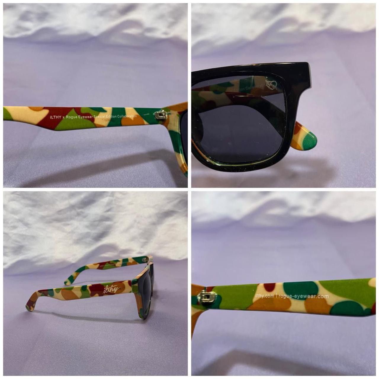 ILTHY iLTHY Rogue 2014 sunglasses Special edition heart camo AOP Size ONE SIZE - 3 Thumbnail