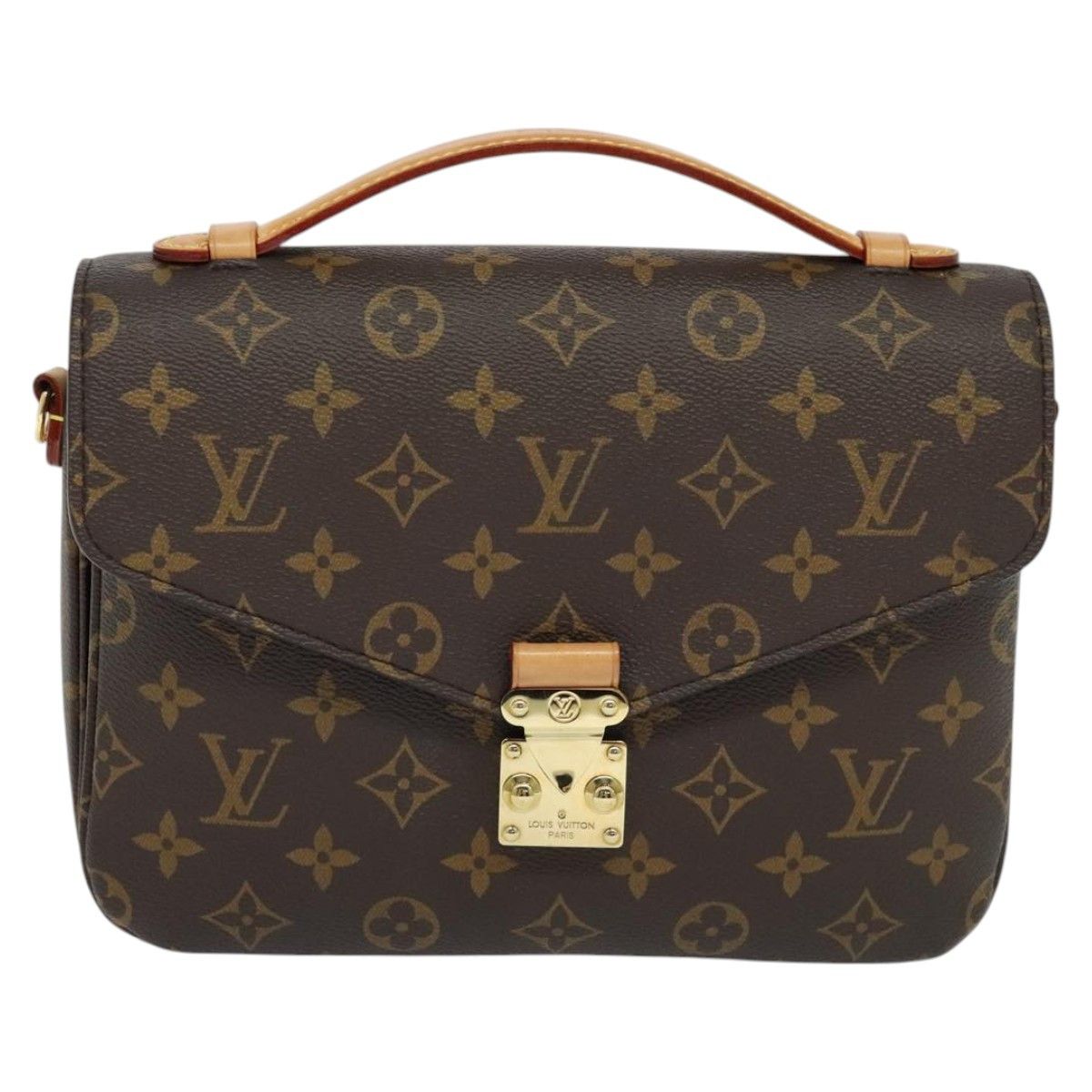 Louis Vuitton Pochette Metis Blue Canvas Handbag (Pre-Owned) Size ONE SIZE - 1 Thumbnail
