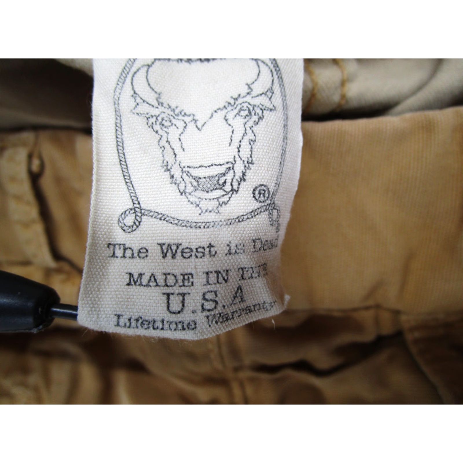 The West Is Dead VINTAGE The West is Dead Pants Mens 30x30 Brown Slim Fit Chino Casual Tapered Made USA Size US 30 / EU 46 - 5 Thumbnail