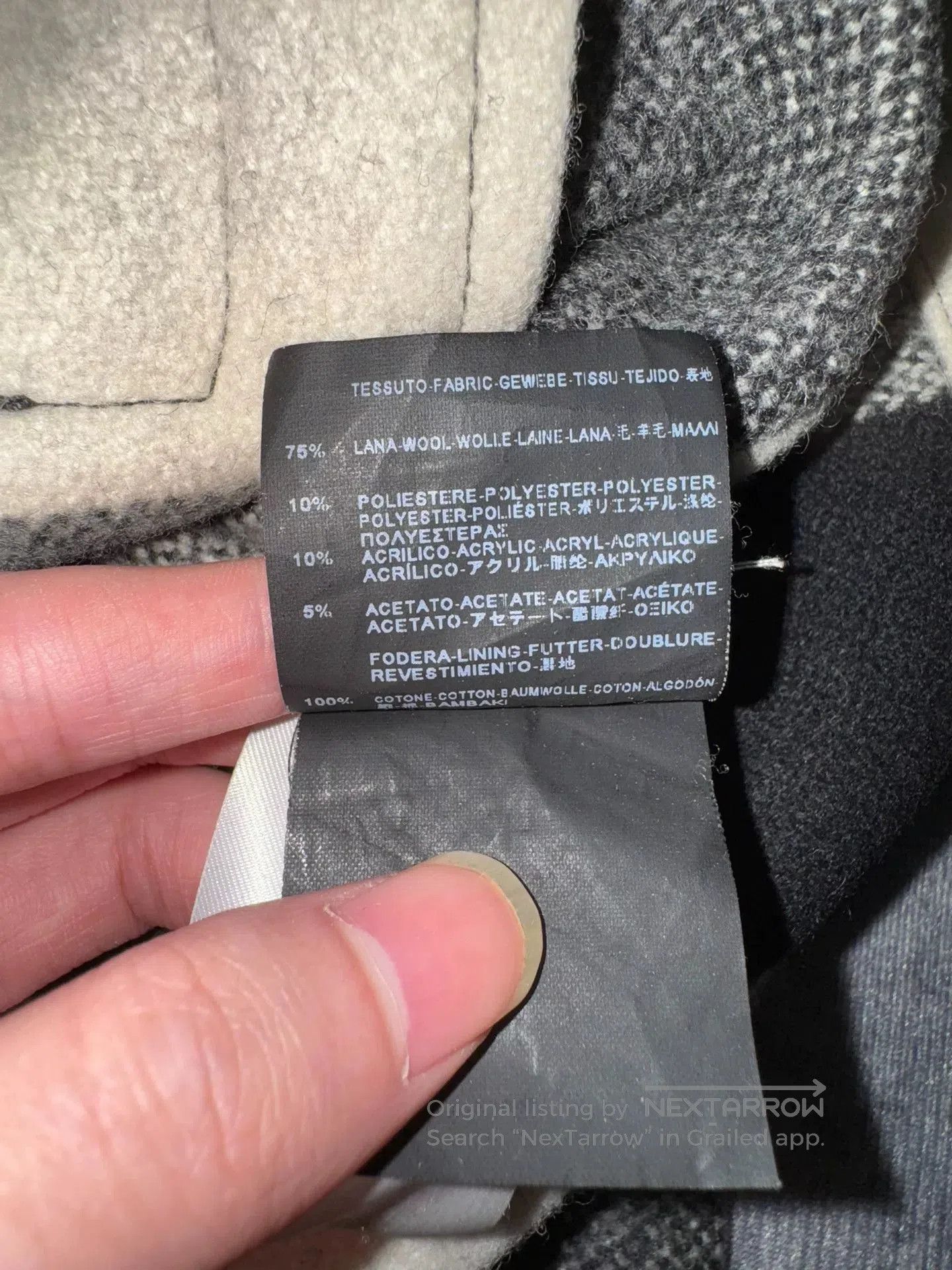 Saint Laurent Paris Saint Laurent Black White Plaid Jacket. Size US M / EU 48-50 / 2 - 7 Thumbnail