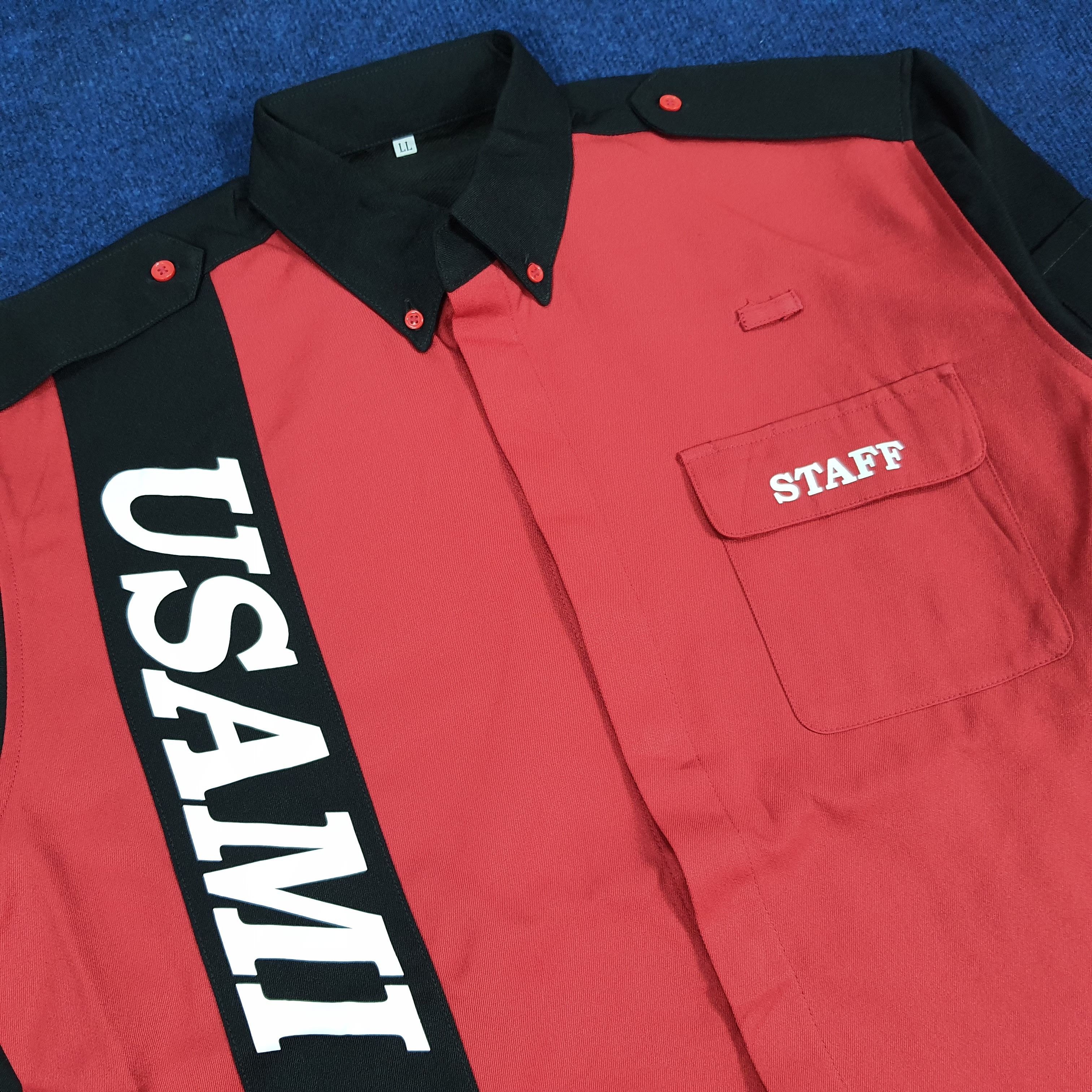 Vintage Vintage USAMI Car Service Station Staff Motorsports Shirt Size US L / EU 52-54 / 3 - 2 Thumbnail
