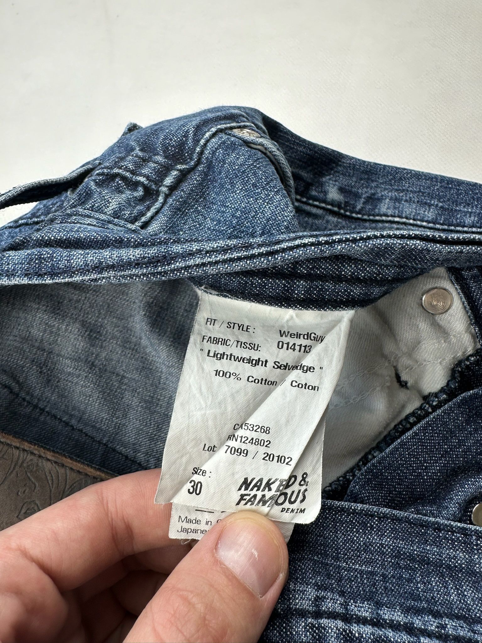 Naked & Famous Naked and Famous lightweight selvedge jeans Size US 30 / EU 46 - 9 Thumbnail