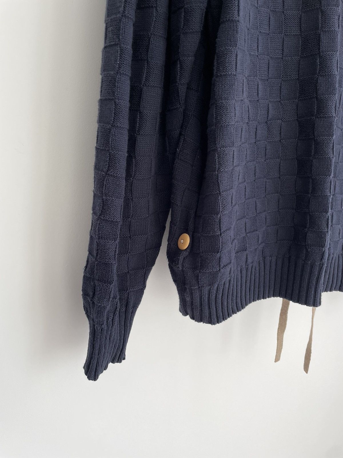 Folk FOLK Merino Wool Cotton Ckeck Cardigan Size 6 Size US XXL / EU 58 / 5 - 10 Thumbnail