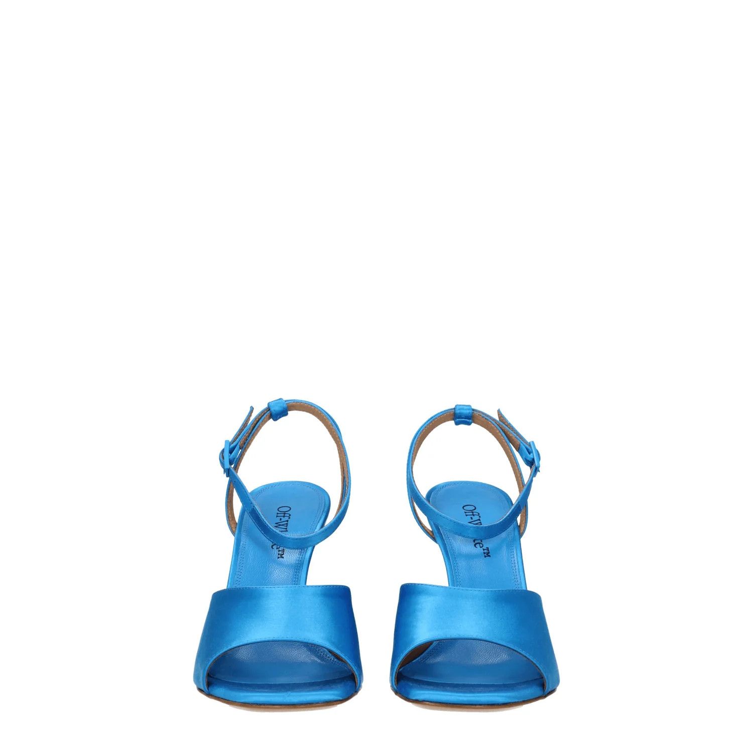 Off-White ob1o1e1124 Satin Sandals in Blue Size US 6 / IT 36 - 3 Thumbnail