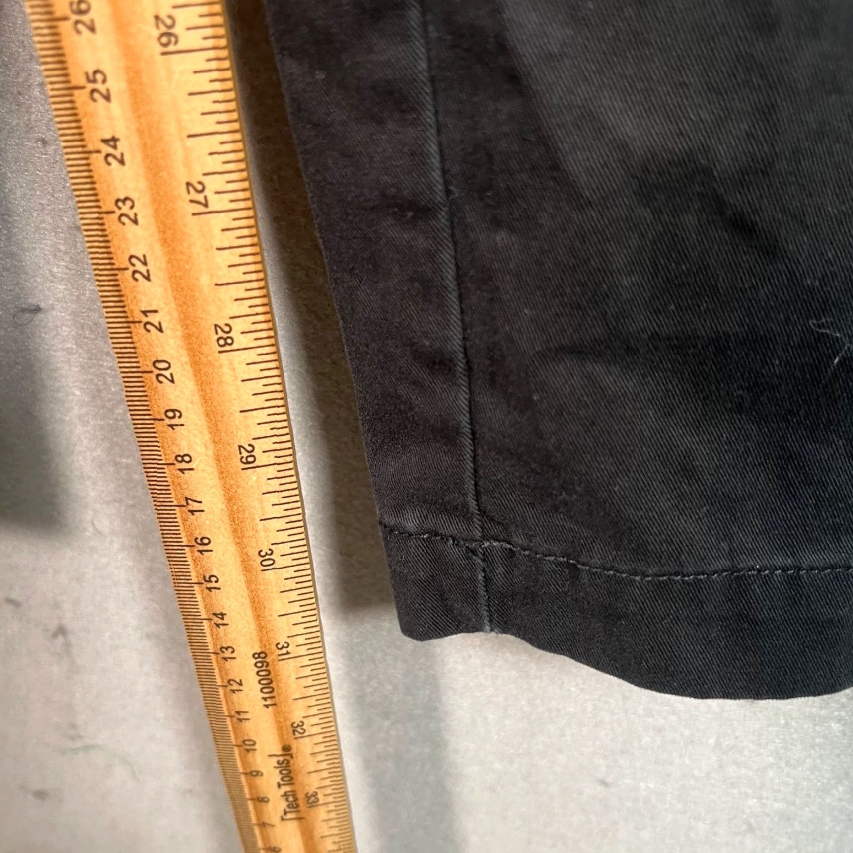 Vintage The Group Babaton Womens XL Black Cotton Drawstring Wide Leg Chino Pants Size 40" / US 18 - 7 Thumbnail