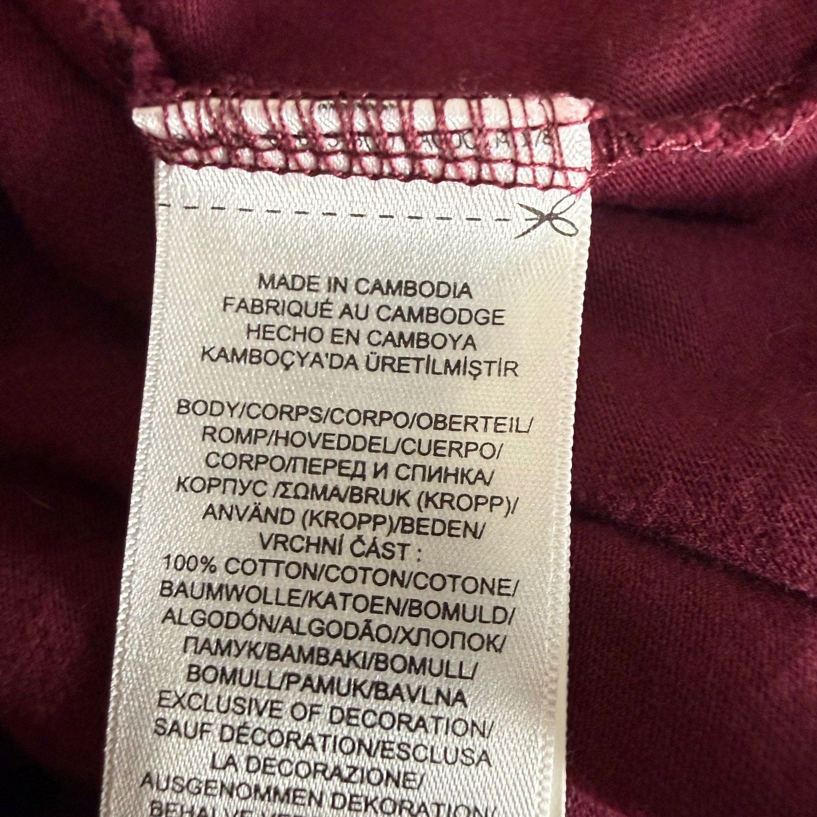 Polo Ralph Lauren Polo Ralph Lauren Mens XL Slim Fit LS T-Shirt Maroon Tee Size US XL / EU 56 / 4 - 3 Thumbnail