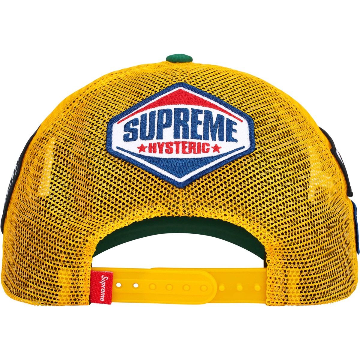 Hysteric Glamour × Supreme × Vanson Leathers Supreme Hysteric Glamour Mesh Back 6-Panel FW24 Green Size ONE SIZE - 3 Thumbnail