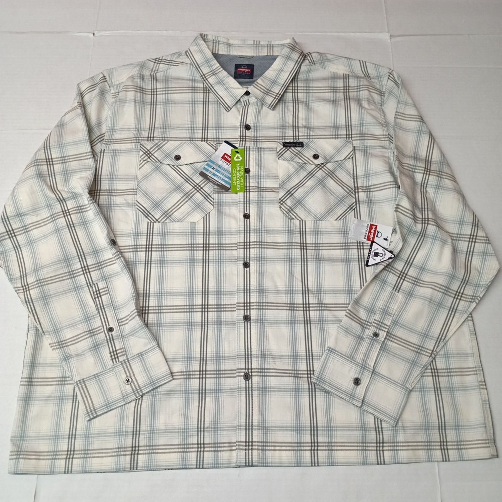 Wrangler Wrangler Shirt Men's 3XL Multi Convertible Sleeves Evergreen Size US XXL / EU 58 / 5 - 1 Thumbnail