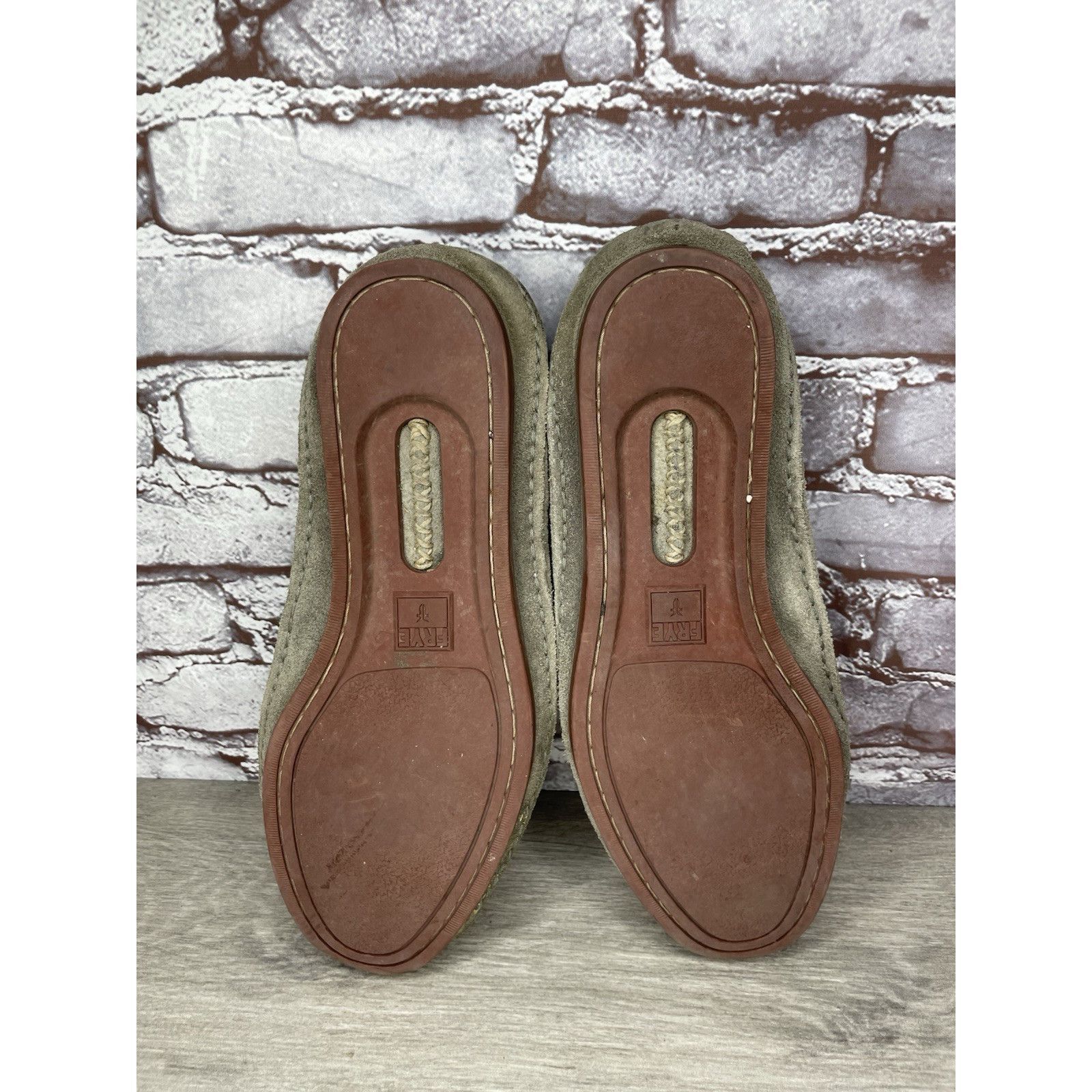 Frye FRYE Mason Tie Moc Camp Taupe Suede Leather Boat Shoes Men S Size US 12 / EU 45 - 22 Thumbnail