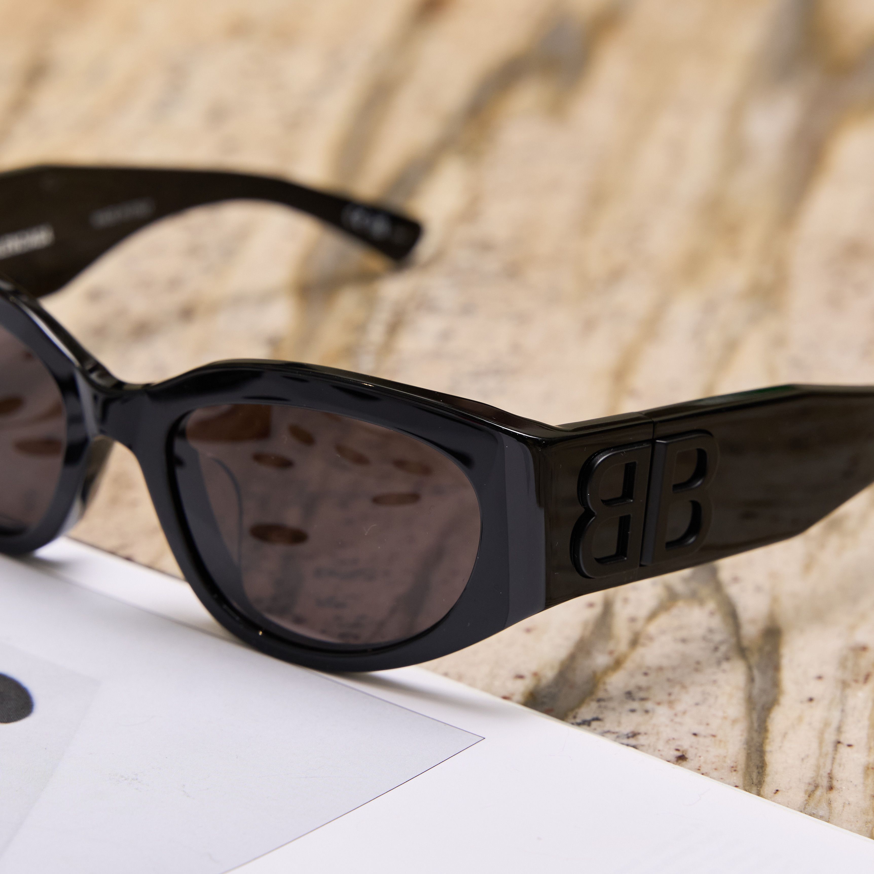 Balenciaga BALENCIAGA BB0324SK 001 Sunglasses BLACK Size ONE SIZE - 4 Thumbnail