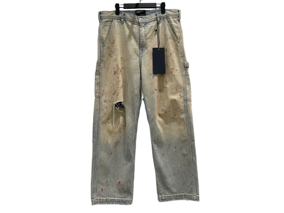 Enfants Riches Deprimes Enfants Riches Deprimes E.R.D SS23 Blood Splatter Pants Size US 34 / EU 50 - 1 Thumbnail