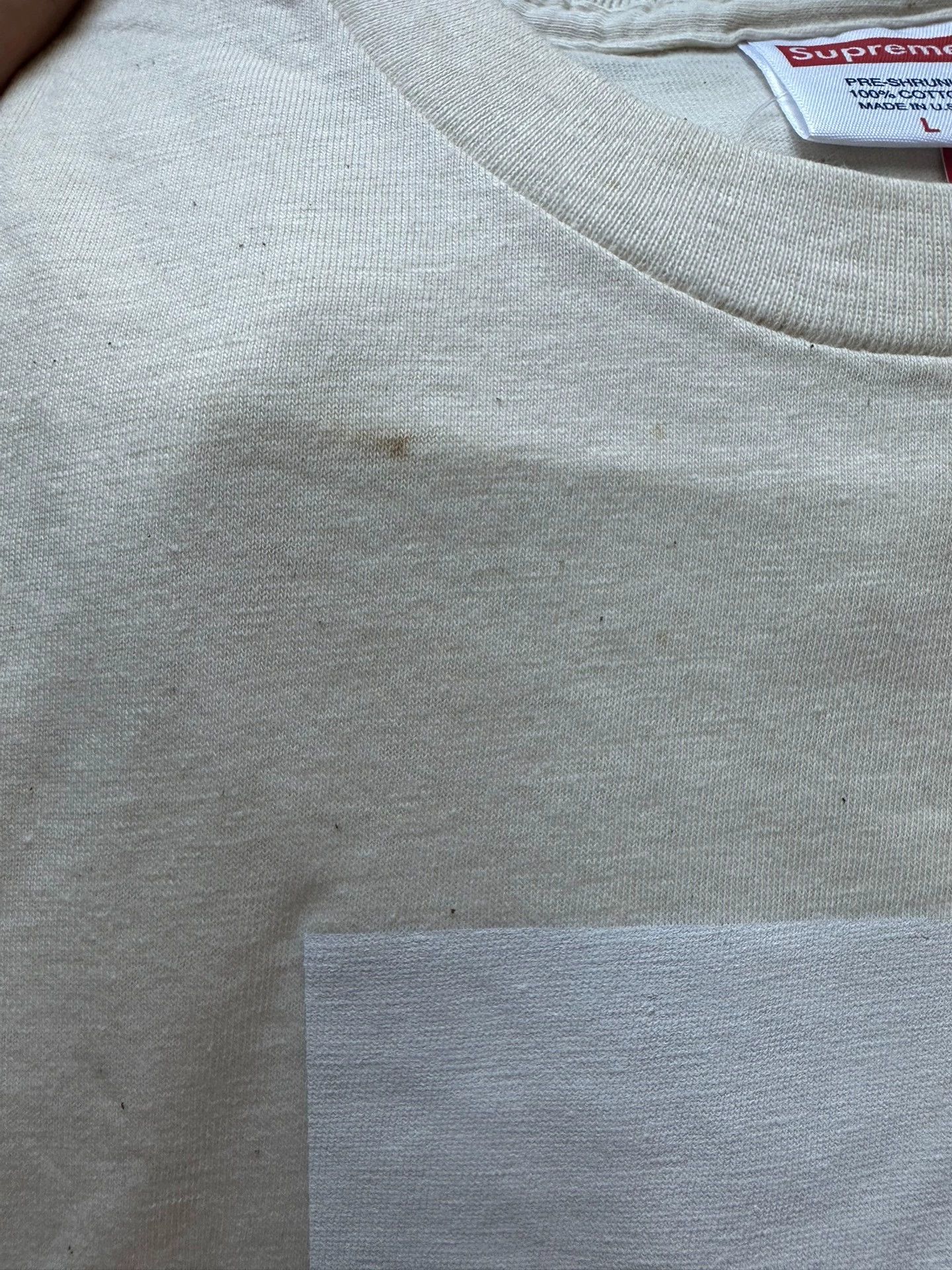 Supreme Supreme 12SS Biggie Portrait Tee Beige L (New) Size US L / EU 52-54 / 3 - 3 Thumbnail