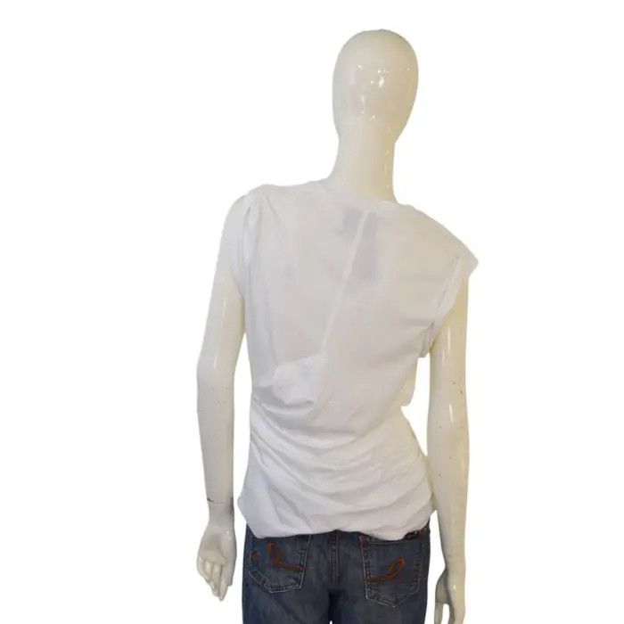 3.1 Phillip Lim 3.1 Phillip Lim White Cotton Top Size S / US 4 / IT 40 - 2 Thumbnail
