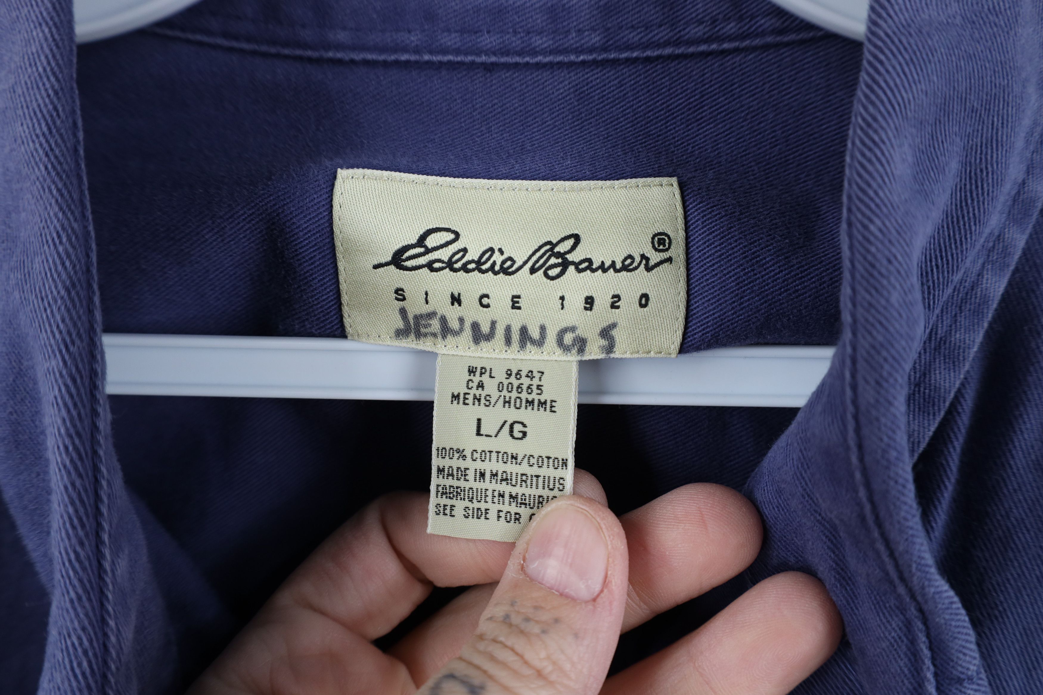 Eddie Bauer Vintage 90s Eddie Bauer Heavyweight Collared Button Shirt Size US L / EU 52-54 / 3 - 8 Thumbnail