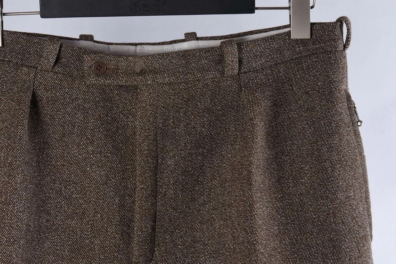 Moncler Moncler Grenoble Vintage Wool Blend Trousers Brown W35 / L20 Size US 30 / EU 46 - 4 Thumbnail