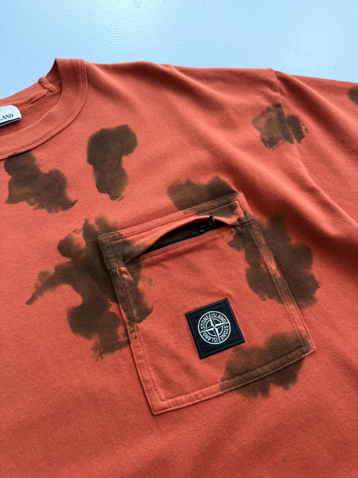 Stone Island Stone Island Tee Tie-Dyed Patch Program Crewneck T-Shirt Size US L / EU 52-54 / 3 - 10 Thumbnail